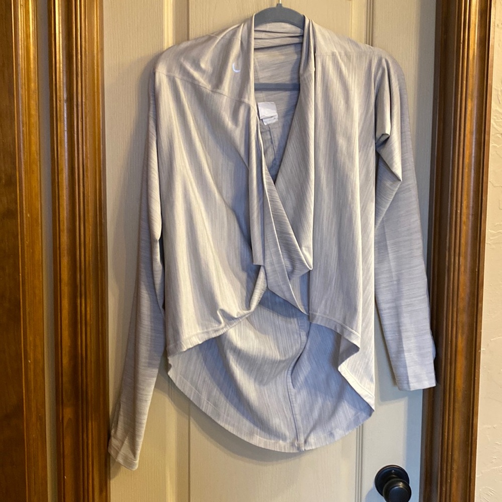 Zyia cross front drape top